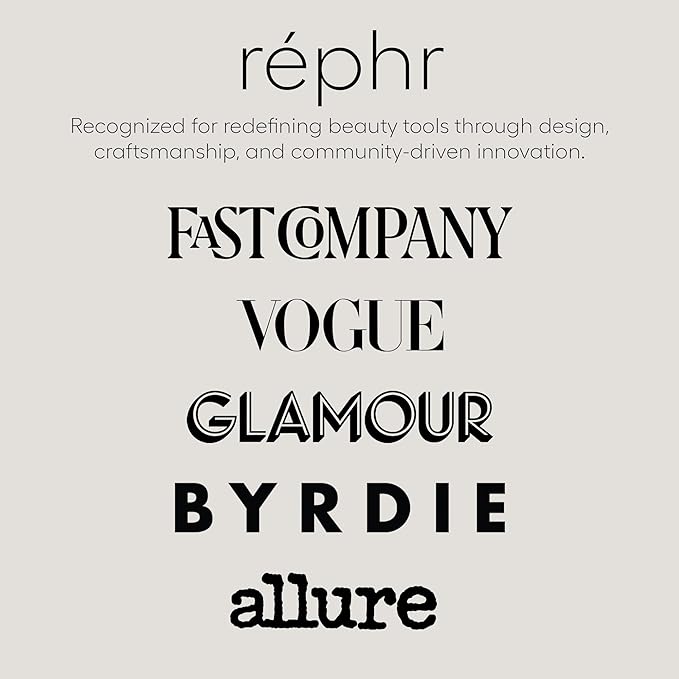 rephr The Core Eye Set – 4 Natural Goat Hair Makeup Brushes for Blending, Shading, Detail & Crease, Handmade in Kumano, Japan