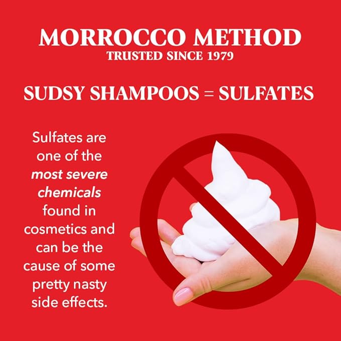 Morrocco Method Apple Cider Vinegar Non- Foaming Shampoo - All Natural. Unisex. Nourishes All Hair Types. Vegan. Mineral Rich. Chemical Free. Sustainable Aluminum Bottle (8 oz.)