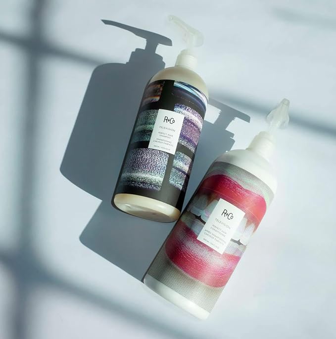 R+Co Television Perfect Hair Shampoo & Conditioner Set | Smooths, Adds Shine & Volume | Vegan + Cruelty-Free | 33.8oz (Pack of 2)