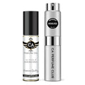 CA Perfume Duo Impression of Intoxicated For Women And Men Perfume Layering Set Long Lasting Travel Size EDP + Body Oil Roll-On Bottle 0.27 Fl Oz+0.33 Fl Oz