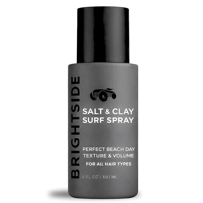 Salt & Clay Surf Spray - Instant Volume & Texture for Thicker Looking Hair - Natural Sea Salt Spray for Men & Women - Hydrate & Hold for All Hair - Alcohol-Free, Clean ingredients - 6oz