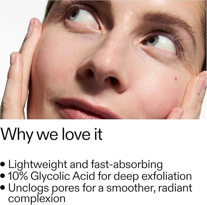 The INKEY List 10% Glycolic Acid Toner 3.4 Fl Oz, Includes Witch Hazel, Pore Minimising Toner, Brightens Skin, Vegan Friendly, Suitable for Normal/Oily Skin