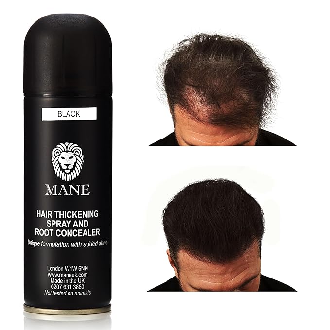 Mane Hair Thickening Spray Duo Pack 6.76 fl oz (Dark Brown)