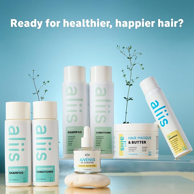 ALIIS Juveniis Hair + Skin Oil – Multi-Use Lightweight Oil for Scalp, Hair & Body – Hydrates, Softens & Restores Moisture - Fast Absorbing, Non-Greasy Finish, Frizz Control & Shine