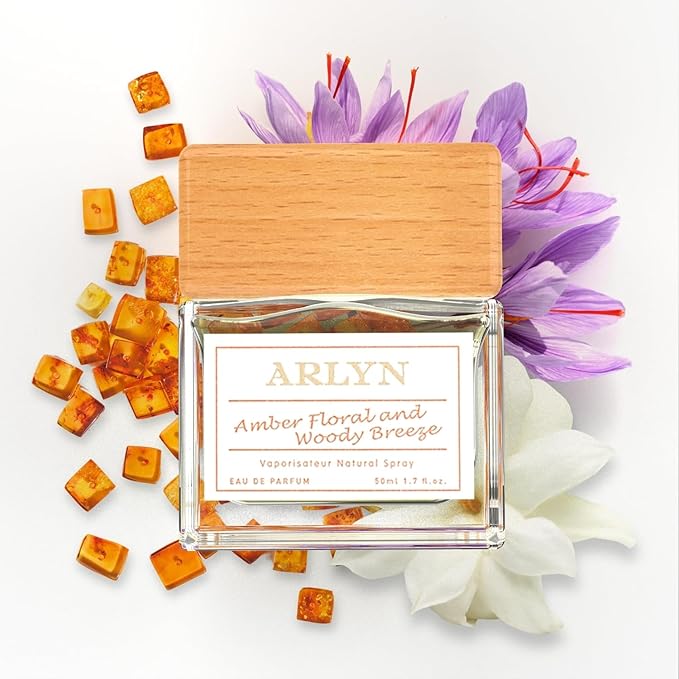 ARLYN Amber Floral Woody Breeze Eau De Parfum Inspired by Bc.arat Ruge 540, Long-Lasting Perfume for Men and Women, Vegan & Eco-Conscious with Clean Ingredients, Saffron, Jasmine, Cedar- 50ml / 1.7 oz
