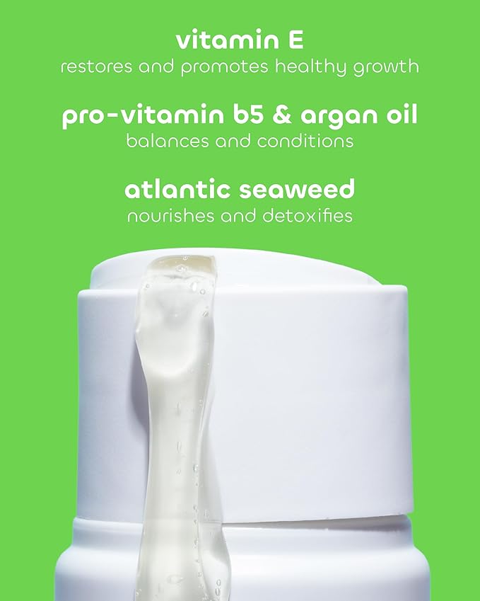 Seaweed Bath Co. Balance Shampoo - Eucalyptus Peppermint - Hydrating Daily Shampoo with Vitamin E, Argan Oil, Coconut Oil - For Normal to Oily Hair - 12 oz