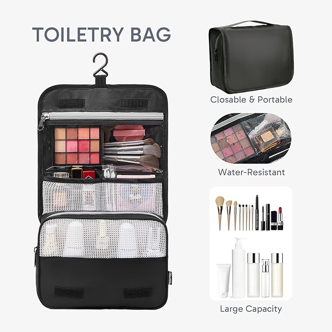 ALL INCLUDED 10 Set Durable Packing Cubes for Suitcases,OlarHike Essentials for Travel,UPGRADED Anti-Tear Stitching, NEW Improved Luggage Packing Organizers for Travel Accessories (Ink)