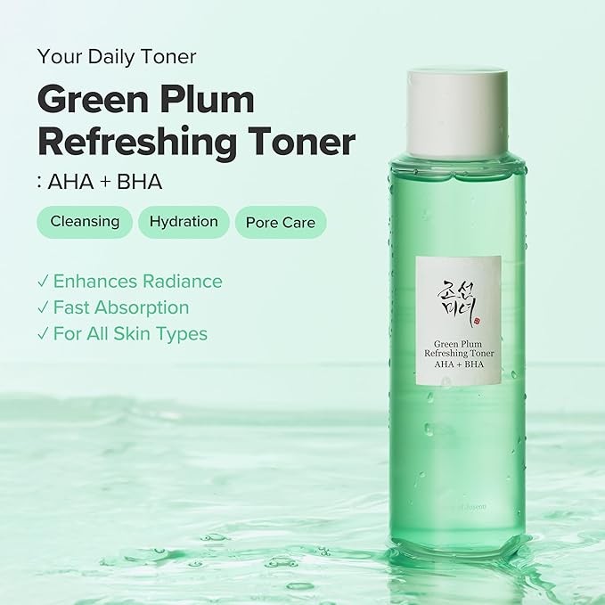 Green Plum Refreshing Toner : AHA + BHA – Beauty of Joseon