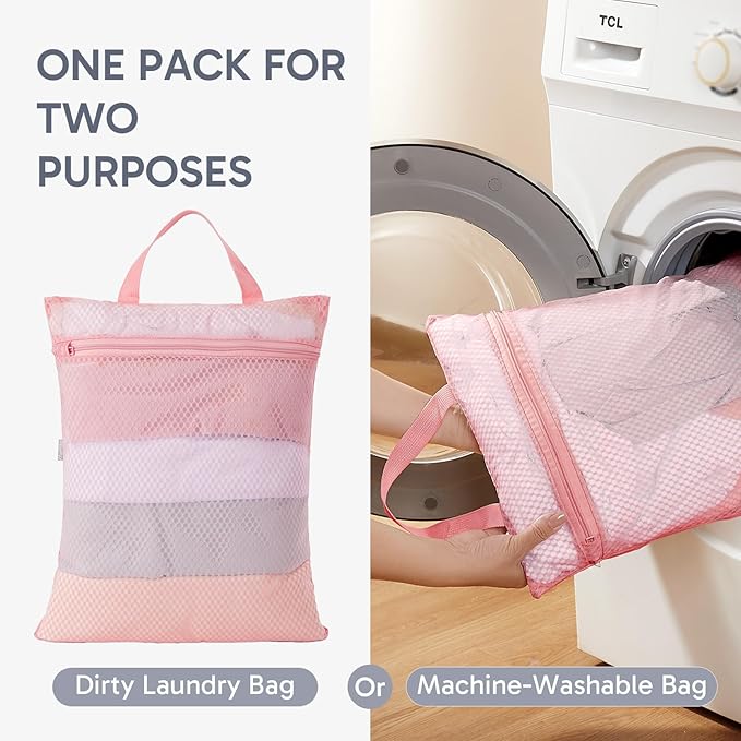 ALL INCLUDED 10 Set Durable Packing Cubes for Suitcases,OlarHike Essentials for Travel,UPGRADED Anti-Tear Stitching, NEW Improved Luggage Packing Organizers for Travel Accessories,Pink