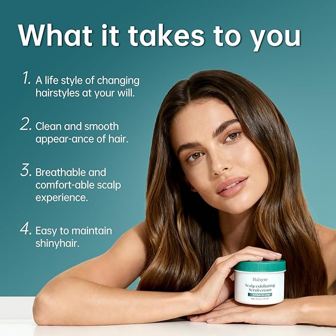 𝐒𝐜𝐚𝐥𝐩 𝐒𝐜𝐫𝐮𝐛 & 𝐒𝐡𝐚𝐦𝐩𝐨𝐨 - Exfoliating Hair & Scalp care | Sea Salt Deep-Cleansing to Remove Build-Up | Anti-Dandruff & Itch Relief for a Balanced Scalp