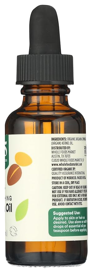 365 by Whole Foods Market, Organic Nourishing Argan Body Oil, 1 Fl Oz