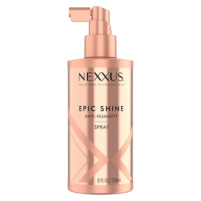 Nexxus Thermal Shield Spray Prep & Protect for 450 degree heat protection & Anti-Humidity Spray Epic Shine for Long Lasting, Weightless Shine