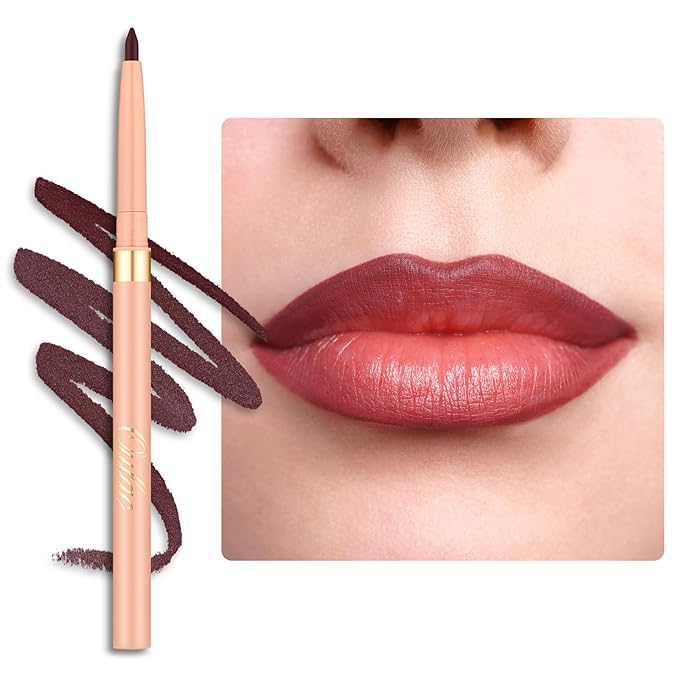Oulac Waterproof Lipliner Pencil - Smooth and Creamy, Retractable Lip Makeup for Precision Application, Vegan & Cruelty-Free, LL07 Heartfelt