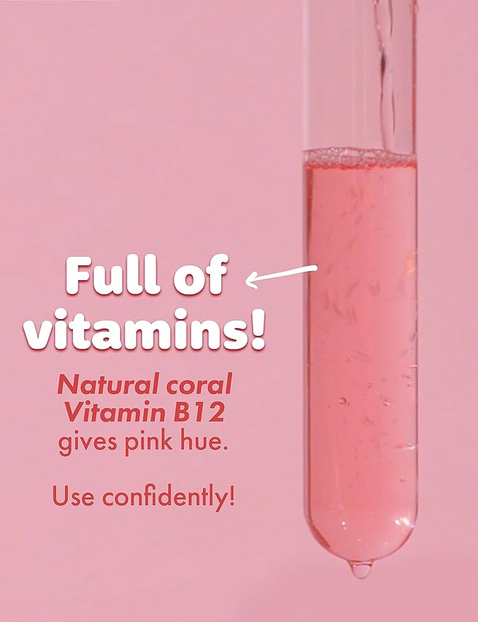 Vertty Tea Tree Vitamin Boosting Coral Toner | Hydrating, Brightening, Moisturizing, Redness Relief Facial Toner | Vitamin B12 Toner | Long-Lasting Hydration | Non-Comedogenic (8.4fl oz)