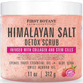 First Botany Body Scrub - Natural Exfoliating Salt Scrub & Body and Face Souffle helps with Moisturizing Skin, Acne, Cellulite, Dead Skin Scars, Wrinkles (Himalayan Salt)