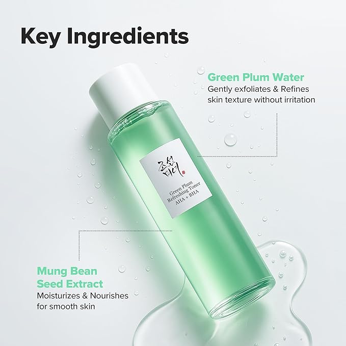 Green Plum Refreshing Toner : AHA + BHA – Beauty of Joseon