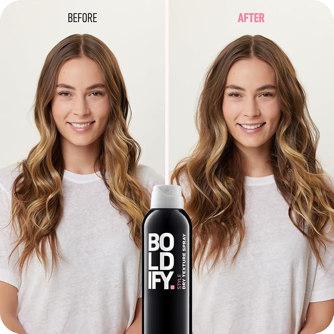 Boldify Dry Texture Spray - Hair Volumizer and Texturizing Spray for Fine Hair - Stylist Recommended Volume Products for Women & Men