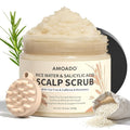 Rice Water Scalp Scrub with Salicylic Acid(BHA), Tea Tree & Rosemary – Gentle Exfoliating Scalp Scrub Shampoo for Dandruff, Removes Buildup, Controls Oil & Refreshes the Scalp, 8.8 oz