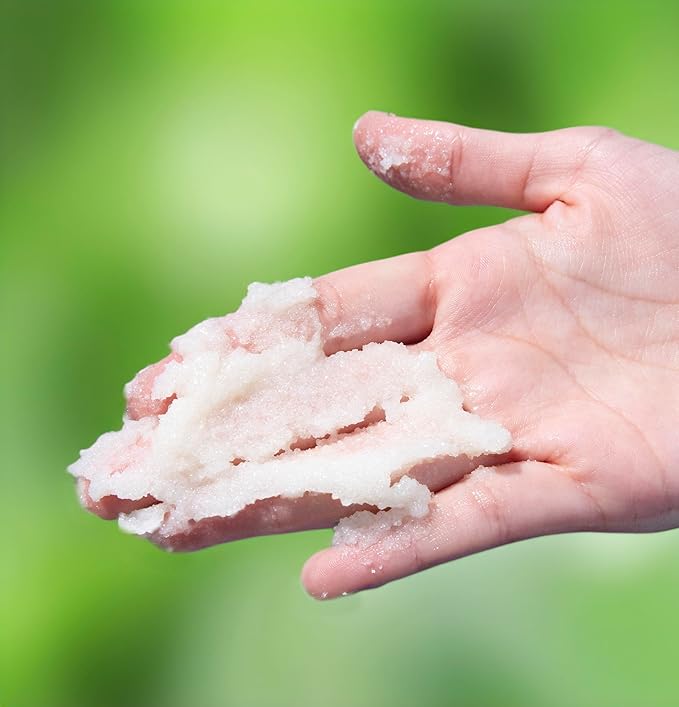 emerginC Scientific Organics Ginger-Lime Sugar Scrub - Exfoliating Body Scrub with Vitamin E + Moisturizing Shea Butter, Ginger Root Oil + Coconut Oil - Removes Dead Skin (8 oz)