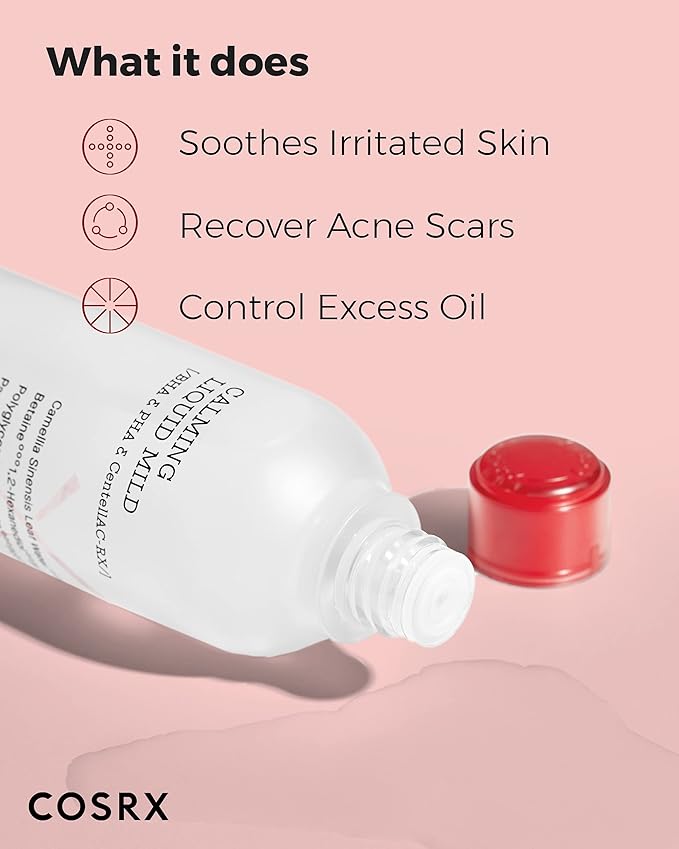 COSRX AC COLLECTION CALMING LIQUID MILD, 4.22 Ounce