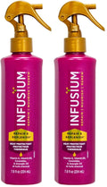 Infusium Repair and Replenish Heat Protector - Nourishing Heat Protection Spray for Hair with Vitamin E and Avocado Oil - Moisture Lock - 7.6 oz (Pack of 2)