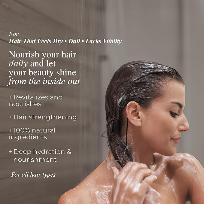 Energizing Shampoo + Revitalizing Mask Kit - High-Performance Natural Treatment - Energizing for Scalp and Fragile Thinning Hair - 10.14 Fl Oz Mask 7.05Fl Oz