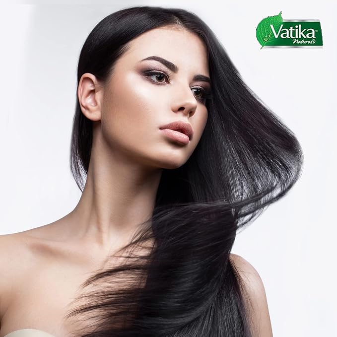 Dabur Vatika Naturals Enriched Hair Oil, Natural Moisturizing - Strengthening Serum for Healthy Scalp, Nourishing for Soft, Manageable, Smooth & Silky Hair From Root to Tip (Argan)