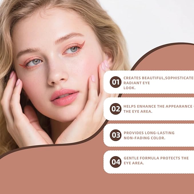 Mitlume Perfect Color Duo-Shadow Liner 2-in-1 Eyeliner & Eyeshadow,Chiura Plum Eyeshadow Stick,Waterproof Smudge-Proof Long-Lasting Makeup, Effortless Smoky or Natural Eye Makeup,Easy to Color(01+03)