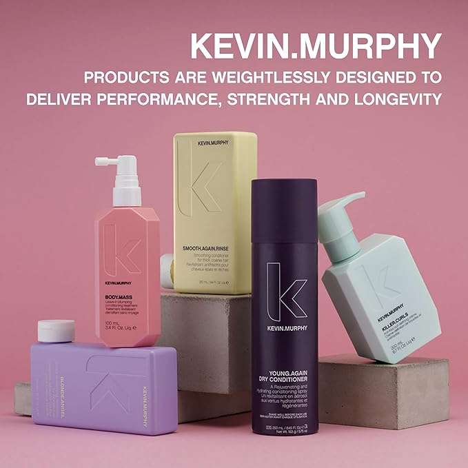KEVIN.MURPHY HYDRATE-ME.MASQUE - Hair Masque for Damaged, Normal to Dry Hair - Repair Formula with Baobab Seed Oil & Rose Hip - Sulphate Free - 200 mL / 6.7 fl oz (Pack of 2)