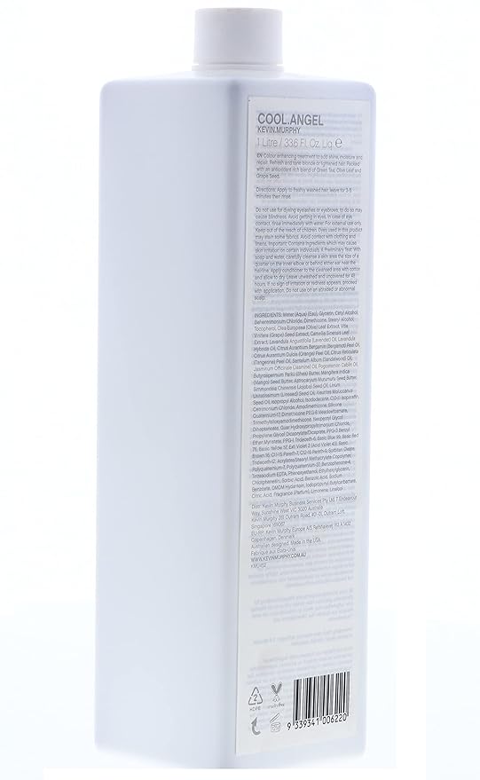 KEVIN.MURPHY COOL.ANGEL - Cool Ash Colour Enhancing Shine Treatment - Thickening Spray - For Blonde, Brown & Grey Colour Hair - Paraben Free Hair Care - 1000 mL / 33.8 fl oz