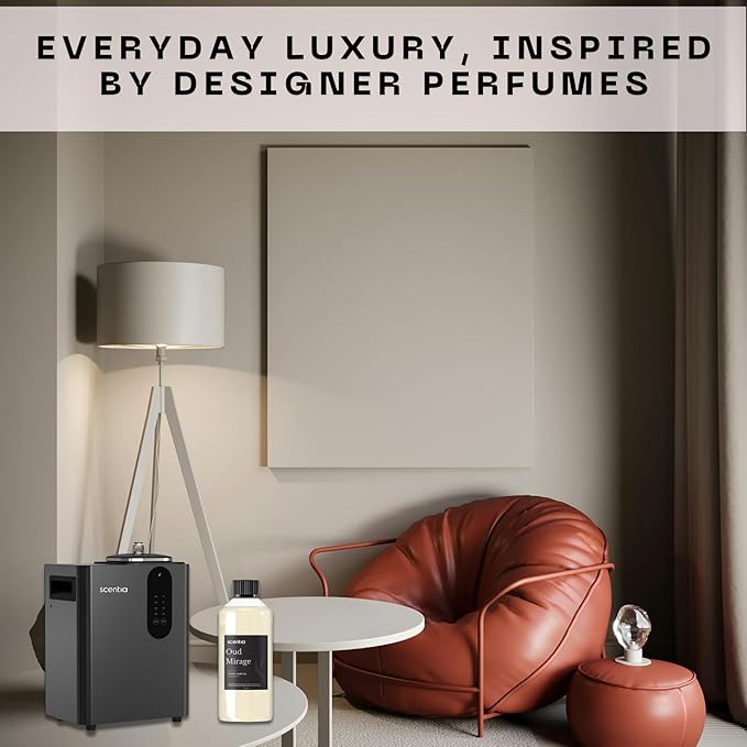 Scentia Oud Royal Fragrance Oil Inspired by TF's Oud Wood Perfume, Refill Diffuser Oil, Perfume Dupe, Aromatherapy Essential Oil Fragrance Set for Cold Diffusers, Candle Making | 500 ml, 16.9Fl Oz