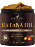 Handcraft Blends Raw Batana Oil for Hair Growth – 4 oz – 100% Pure and Natural – Unrefined Batana Hair Mask for Dry Damaged Hair – Cold Pressed and Hexane Free