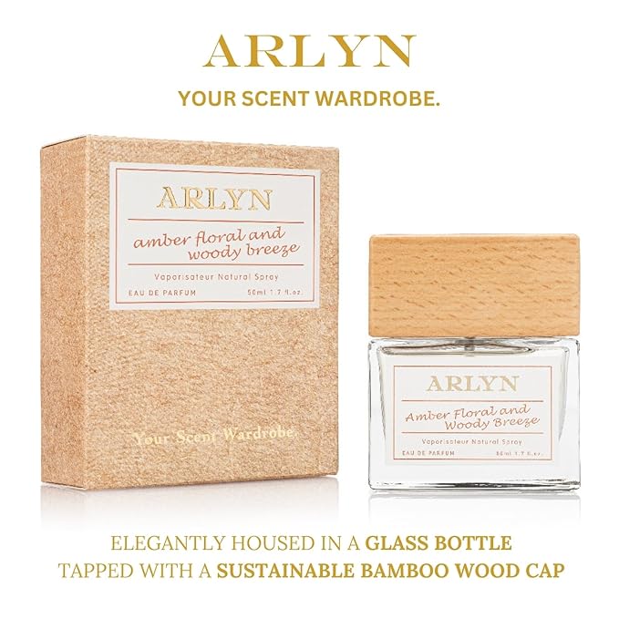 ARLYN Amber Floral Woody Breeze Eau De Parfum Inspired by Bc.arat Ruge 540, Long-Lasting Perfume for Men and Women, Vegan & Eco-Conscious with Clean Ingredients, Saffron, Jasmine, Cedar- 50ml / 1.7 oz