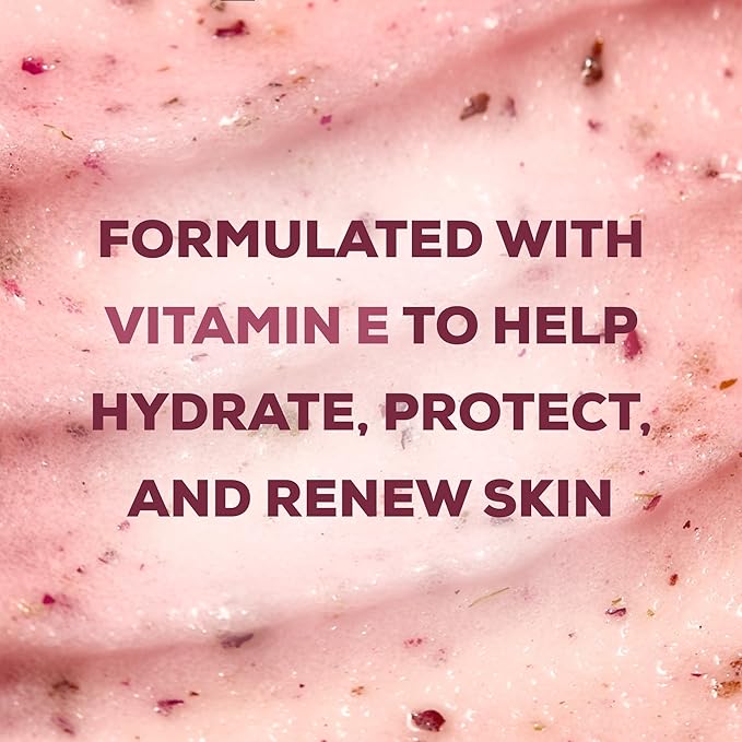 Milk and Rose Body Scrub | In-Shower Moisturizer with Hydrating Coconut Oil, Calming Roses, Shea Butter | Gentle Body Exfoliation Skincare | 9 Oz