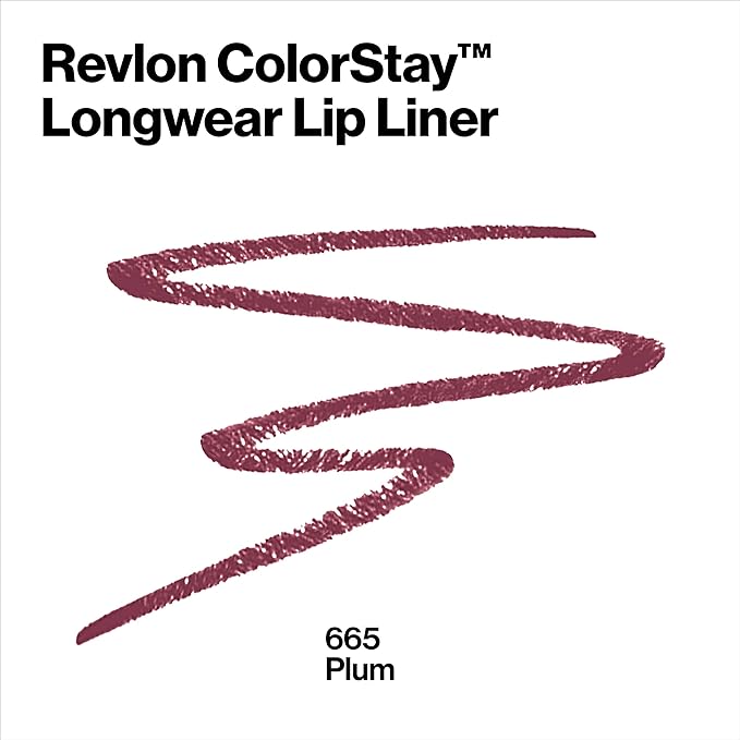 Revlon ColorStay Lipliner with Sharpener, Plums 060, 0.01 Ounce (28 g)