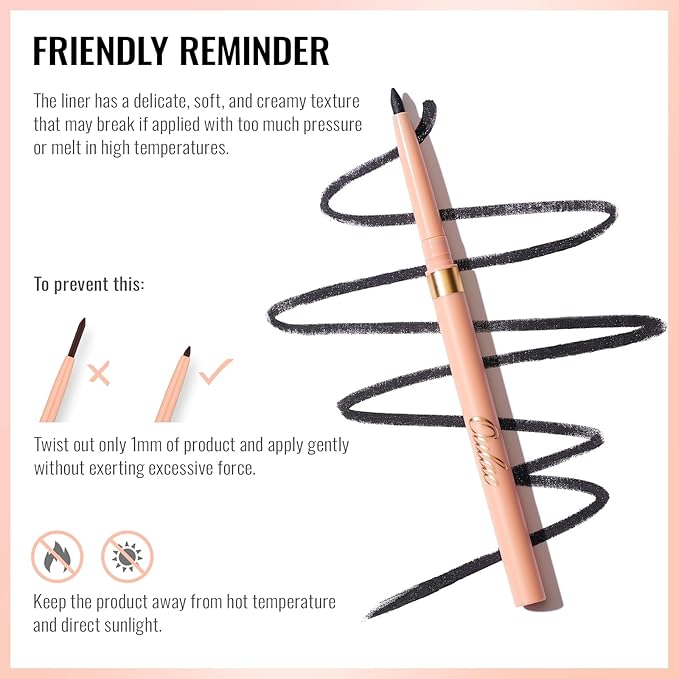 Oulac Waterproof Lipliner Pencil - Smooth and Creamy, Retractable Lip Makeup for Precision Application, Vegan & Cruelty-Free, LL07 Heartfelt