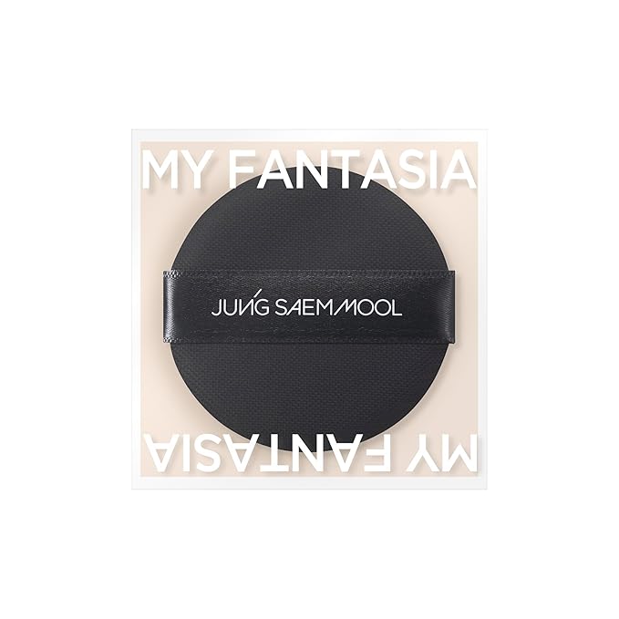 [JUNGSAEMMOOL OFFICIAL] Cushion Puff Set (10p) Black