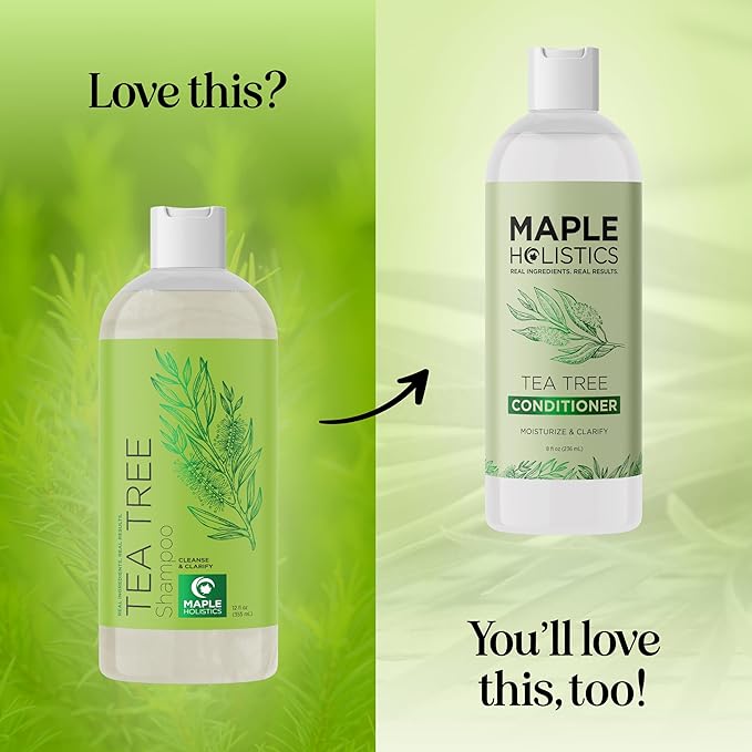 Clarifying Shampoo for Build Up & Oily Hair - Tea Tree Shampoo for Men and Women with Rosemary Essential Oil for Oily Hair and Scalp - Color Safe Vegan Sulfate Silicone & Paraben Free (12 Fl Oz)