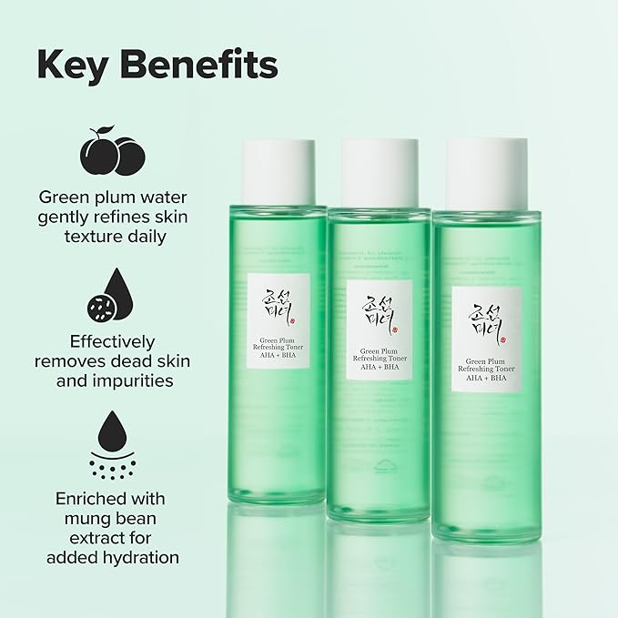 Green Plum Refreshing Toner : AHA + BHA – Beauty of Joseon