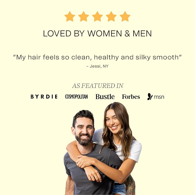 Ingreendients Natural Shampoo With Organic Ingredients - Sulfate Free, Color Safe, Non Toxic With Tea Tree Oil & Apple Cider Vinegar, Vegan, Gluten Free, pH Balanced