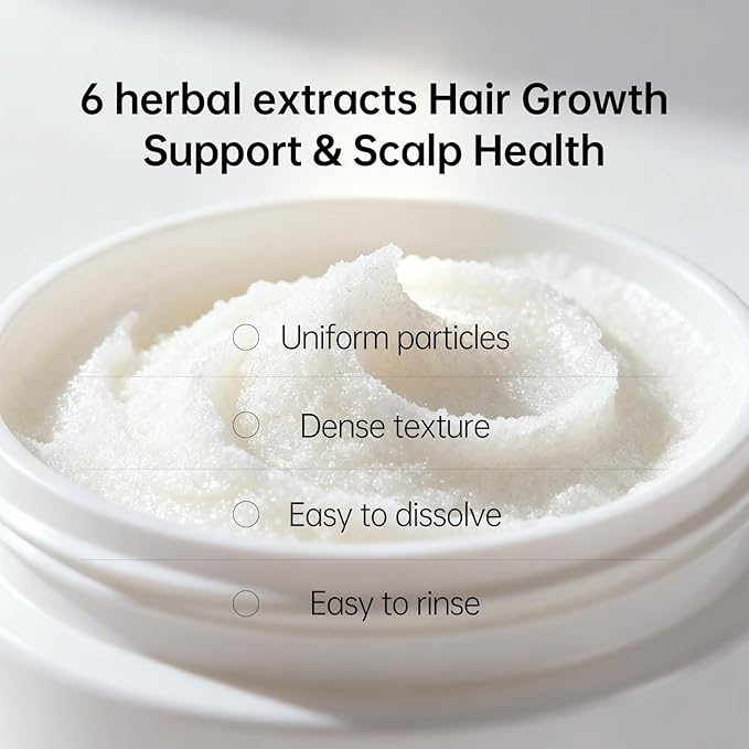 𝐒𝐜𝐚𝐥𝐩 𝐒𝐜𝐫𝐮𝐛 & 𝐒𝐡𝐚𝐦𝐩𝐨𝐨 - Exfoliating Hair & Scalp care | Sea Salt Deep-Cleansing to Remove Build-Up | Anti-Dandruff & Itch Relief for a Balanced Scalp