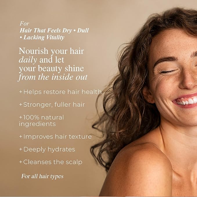 Energizing Shampoo + Revitalizing Mask + Hair Serum - High-Performance Natural Hair Treatment - Ozone Therapy - Strengthens Hair Appearance - Shampoo 10.14 Fl Oz Mask 7.05Fl Oz Serum 2.03 Fl Oz