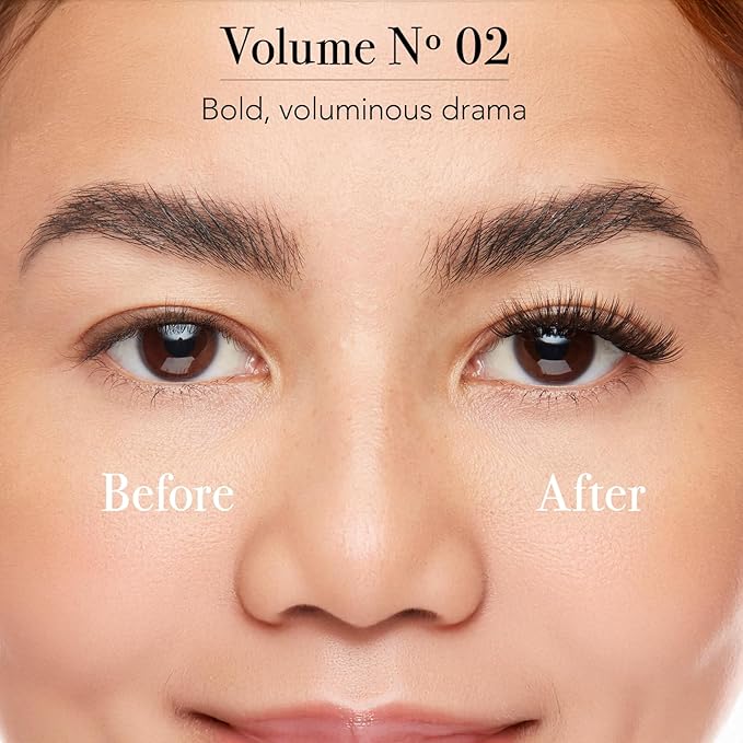 Pro Lash ProWear Professionally Styled Lash Clusters - Easiest to Apply Eyelash Cluster - 10 Day Eyelashes - Waterproof Lashes Clusters - 3 Sets - Volume No. 02 - Cocoa