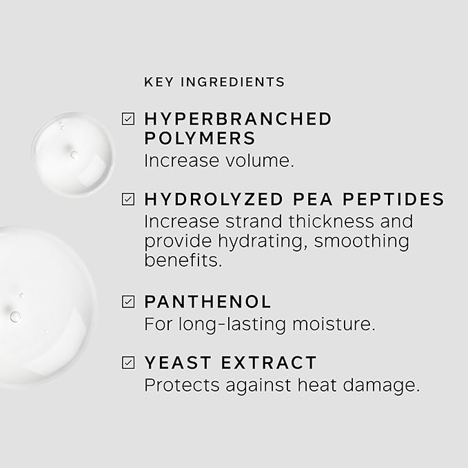 PHILIP KINGSLEY | Density Thickening Protein Spray | Volumizing Spray Treatment for Hair Loss and Fine, Fragile and Damaged Hair | 4.05oz