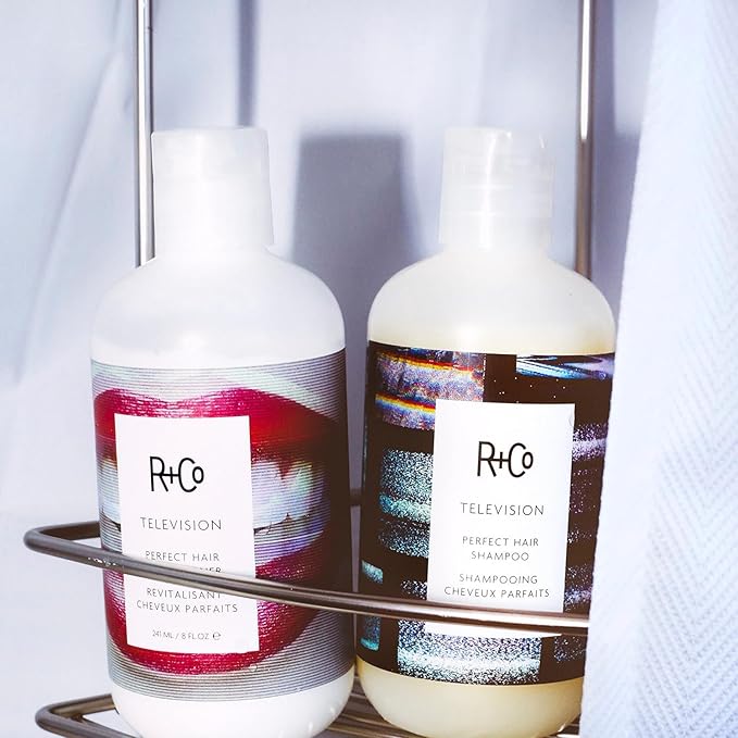 R+Co Television Perfect Hair Shampoo & Conditioner Set | Smooths, Adds Shine & Volume | Vegan + Cruelty-Free | 8.5oz (Pack of 2)