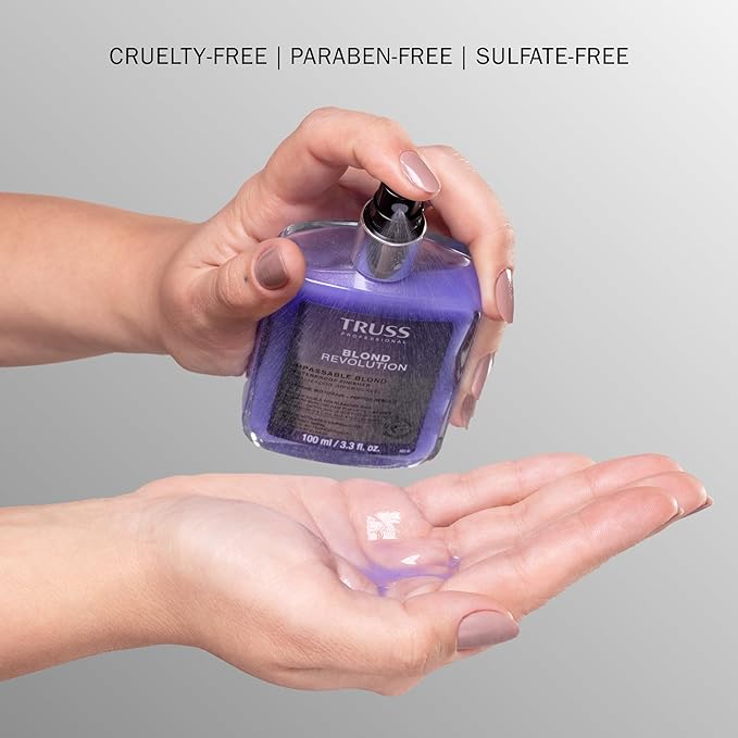 TRUSS Blond Revolution Impassable Heat Protectant Spray - Frizz Control Waterproof Spray Designed to Shield Hair, Combat Frizz & Deliver Intense Shine - Ensures Long-Lasting Protection (3.3 fl oz)