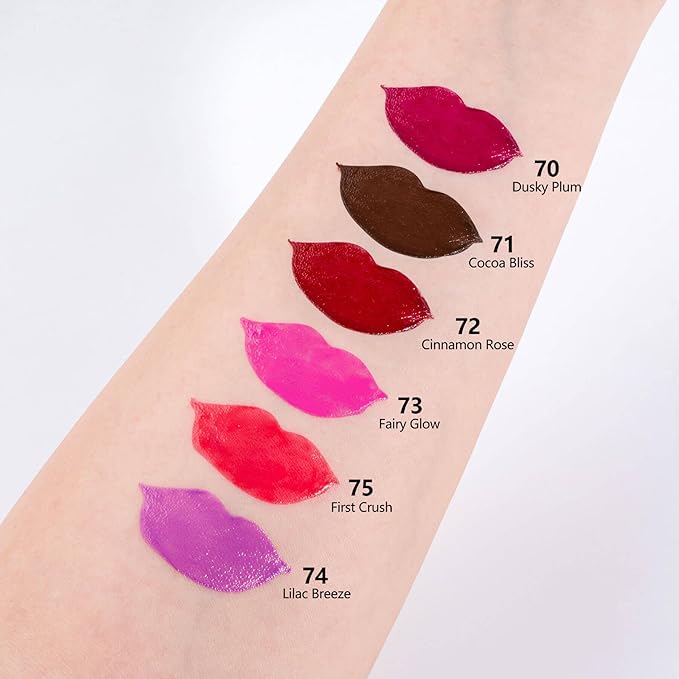 Cocoa Brown Moisturizing Lipstick — Nourishing Creamy Formula for Dry Lips, Lightweight Glossy Finish,Warm Chocolate Nude for Women (Cocoa Bliss)