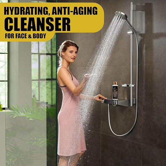 (29 Brightening Shower Gel –Glutathione Body Wash with Goji Berry & Niacinamide | Hydrating, Anti-Aging Cleanser for Face & Body | Moisturizing for Sensitive Skin | Paraben-Free (300ml)