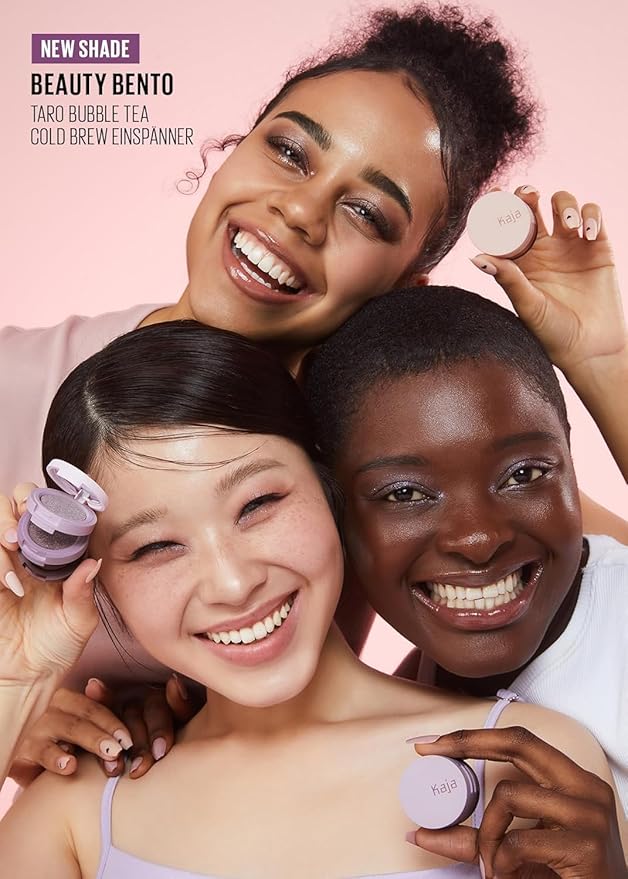 Kaja Beauty Bento Collection | Glitter + Shimmer + Matte | 21 Cold Brew Einspänner - Soft Ash Gray | 2019 Best of Beauty Award in Glitter