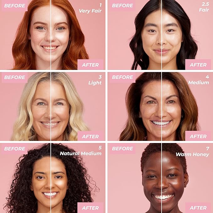 MCoBeauty - Flawless Glow Luminous Skin Filter - 4 Medium Shade - 4-in-1 Multi-Use Formula that Contains Squalane - Includes Doe Foot Applicator - Liquid Illuminator